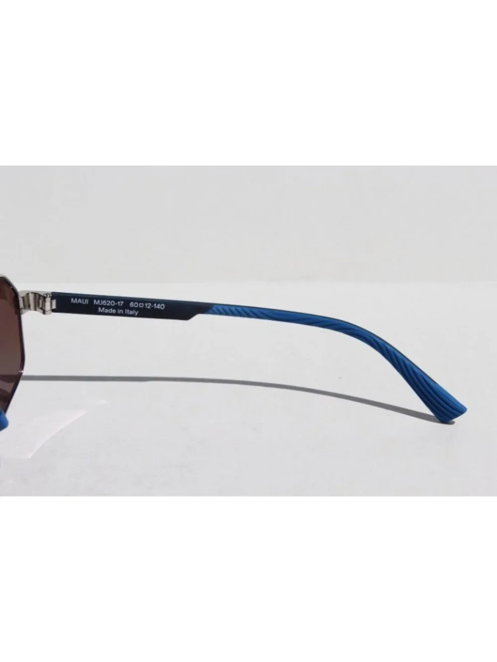 MAUI JIM Keawawa POLARIZED Sunglasses DBS620-17 Black/Silver Blue Mirror NEW